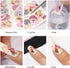Flowers Nail Art Stickers 12 Sheets Spring Nail Decals Blooming Lily Floral Water Transfer Nail Stickers for Women Girls Summer Flower Nail Art Su...