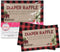 Amanda Creation Oh Boy! Outdoorsy Red and Black Plaid Lumberjack Diaper Raffle Tickets for Boy Baby Showers, 20 2" X 3” Double Sided Inserts, Brin...
