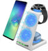 YOCUNKER Wireless Charger for Samsung,3 in 1 Charging Station Dock for Galaxy Watch 5/4/3/2/Active 2/1/Gear S3, S22 Ultra/S21/S20/S10/Note 20/Z Fl...