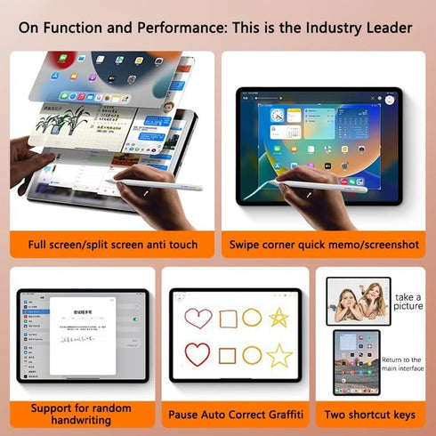Stylus Pencil 20pro for iPad Pencil with 2X Fast Magnetic Charging for Apple iPad 10th/9th/8th/7th/6th Generation for iPad Pro 11"/12.9" for iPad ...