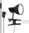 Clamp Light, Super Bright Clip Lamp for Book Reading in Bed Headboard Light, Easy to Attach Illumination Powerful Small Compact Clamp Lamp Black...