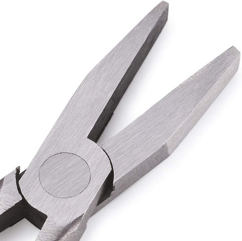 Beadthoven 1Set Flat Nose Pliers 5 Inch Smooth Jaw Pliers for Jewelry Making Wire Rapping Bending Gunmetal...