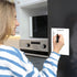 Small Magnetic Whiteboard for Fridge 5.5x8 in - Dry Erase Board for Refrigerator - Small Magnetic List for Frig - Magnetic White Board Sheet - Fri...