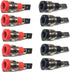 4mm Banana Jack Socket Female Adapter Panel Mount Binding Post for 4mm Banana Plug Connectors 10Pcs...