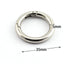 6pcs 35mm Round Spring Snap Hooks Clip DIY Accessories for Handbag Purse Shoulder Strap Key Chains Buckle Zinc Alloy Circle Round Metal Spring Key...