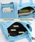 Mini Tote Bag for Women Canvas Crossbody Purse...