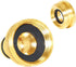 Joywayus Brass Garden Hose Tap Connector 1/2" and 3/4" GHT 2-in-1 Female Threaded Faucet Nozzle Quick Connect Adapter Universal Pipe(Pack of 4)...