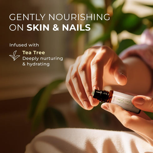 Gya Labs Tea Tree Essential Oil Roll on for Skin, Face & Nails, 100% Pure Natural Australian Melaleuca Tea Tree Oil Roller, Refreshing Aromatherap...