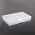 PNGKNYOCN Battery Storage Box,AA Batteries Portable Organizer Box Holds 48 AA Batteries,Insulative Plastic Clear Color...