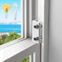 Sliding Window Locks (2 Pack), Window Locks for Up and Down Windows and Horizontal Windows, Window Security Bars, Adjustable Aluminum Window Stopp...