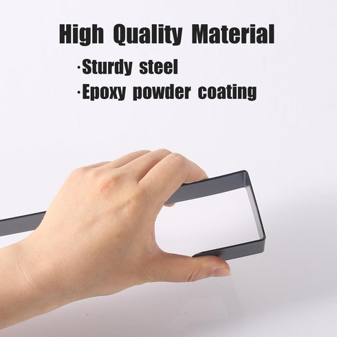 GameXcel 15" Wreath Hanger for Front Door - Large Wreath Metal Hook for Christmas Wreath Over The Door Single Hook, Black...