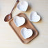BigNoseDeer Super Cute heart shape Ceramic Sauce Dish,Mini Side Seasoning Dish,Condiment Dishes/Sushi Soy Dipping Bowl,Snack Serving Dishes,Love P...