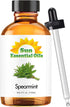 Sun Essential Oils - Spearmint Essential Oil - 4 Fluid Ounces - Spearmint Oil - Spearmint Aromatherapy Oil - Spearmint Essential Oil for Diffuser ...