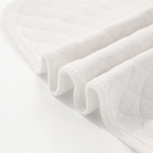 Pleasant Boulevard | Portable Waterproof Baby Changing Pad Liner, Washable Reusable Changing Table Cover Made with Breathable TPU, 27x13in (White,...
