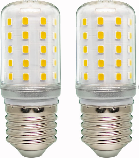 E26 LED Refrigerator Light Bulb AC100-265v 3.5W 40Watt Fridge Lamp for Appliance Frigidaire Freezer Bulb, 4W Warm White 3000K, 2 Pack...