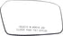 Dorman 56174 Passenger Side Door Mirror Glass Compatible with Select Ford / Lincoln / Mercury Models...