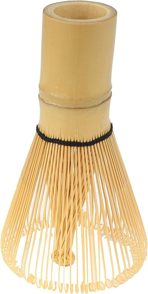 BambooMN Japanese Matcha Whisk Chasen - Traditional Handcurled 100 Tate Matcha Utensil - Natural Golden Brown - 1 Piece...