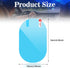 4Pcs Car Rear View Mirror Film Clear Sticker Film Transparent Rainproof Film with Cleaning Kits Waterproof Sticker Antifogging for Car Mirrors and...