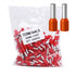 AWG12 Wire Ferrules Terminals, 250pcs AWG12 Terminal Connector Wire Insulated Cord Pin Ends Terminals for Electric, Industrial, Chemical Industry,...