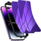 for (2 Pack) Privacy Screen Protector for iPhone 14 Pro Max Purple Soft PET Screen Protector, Anti Spy/Anti Blue Light/Never Shatter/No Bubbles/Se...