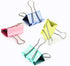 Medium Binder Clips, 1-1/4 Inch, 1.25 Inch Colorful 24 PCS, Capacity 0.6 Inch, 32mm Medium Clips, Fold Clamp, Office Supplies...