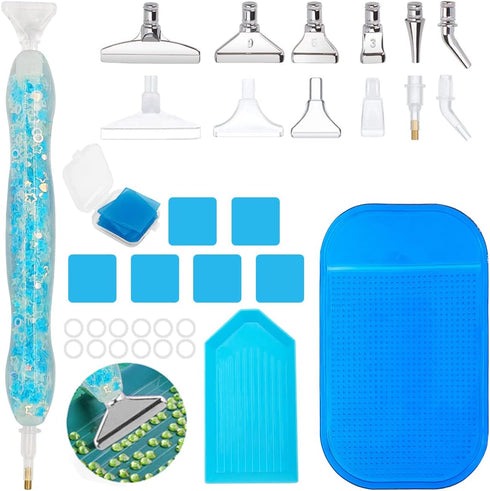SENHAI 35 Pcs Diamond Art Paintings Pen Kits, 5D Diamond Art Paintings Accessories Tools Stainless & Plastic Tips Diamond Art Pens for DIY Paintin...