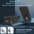 Case for Orbic Joy RC608L /Orbic Joy 4G Phone Case with Glass Screen Protector, Built in 360° Rotatable Folding Hidden Kickstand/Stand Shockproof ...