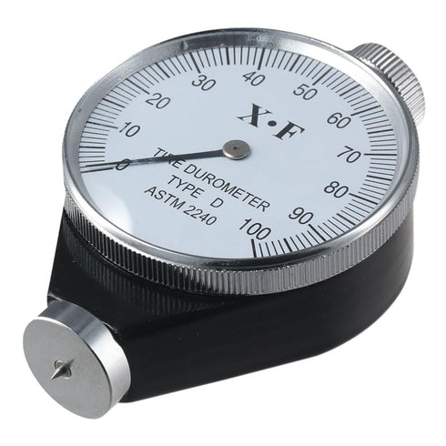 Rubber Tire Durometer Dial Value 0-100 Degrees Portable Shore Type A/O/D Hardness Tester Meter Compact Large LCD Display Digital Hardness Meter(Ty...