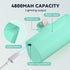 Small Portable Charger Blue 4800mAh Power Bank Ultra-Compact Little Battery Pack Compatible with iPhone 14/14 Pro Max/13/13 Pro Max/12/12 Pro Max/...