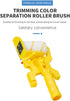 Paint Edger Roller Brush,Multifunctional Hand-held Clean-Cut Paint Edger Roller Brush Portable Tool Kit, Rexroth Pole Mountable Paint Edger with R...