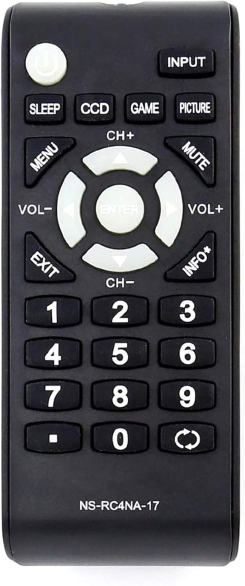 ALLIMITY Remote Control NS-RC4NA-17 Replace fit for Insignia TV NS-32D310NA17 NS-24D510MX17 NS-40D510NA17 NS-50D510NA17 NS-24D510NA17 NS-39D310NA1...