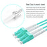 Fiber SFP Cable LC to LC OM3 10Gb/Gigabit-850nm Multi-Mode Dual Core Jumper Duplex Fiber Optic Cable Module Soft for Transceiver,Test Equipment,Co...