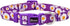 Dog Collar and Leash Set, Cute Daisy Pattern, Polyester Material, 5ft Leash, for Small Dogs.(Small,Purple Daisy)...