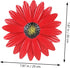 LIFKOME 1Pc wrought iron wall hanging daisy flower wall art decor sunflower bathroom decor Metal Daisy Flower Wall Decor wall flower sculpture gar...