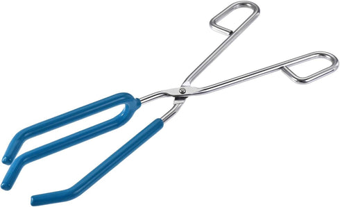 uxcell Lab Beaker Tongs 3 Prongs Stainless Steel 11.81-inch Opens Up to 180mm Width Blue...