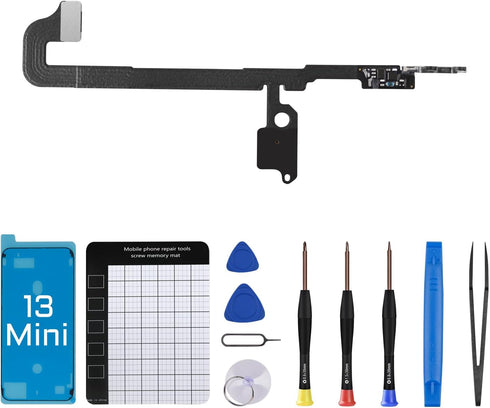for iPhone 13 Mini Replacement Bluetooth Antenna Signal Flex Cable Part for iPhone 13Mini Bluetooth Wireless Connector Antenna with Fix Tool Kit S...