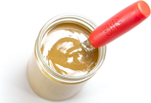 PB-JIFE! The Ultimate PB knife. Stir, scrape, and clean the BIG Jars (Red, 1)...