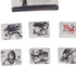 Keyboard Keycaps, Custom Keycap 10 Keys Sublimation Process Ink Martial Arts Windows Novelty Keycap Pbt Keycaps Clear Pattern DIY Mechanical Keybo...