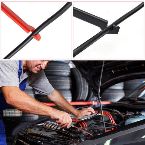 Wire Piercing Probe Clip, 2Pcs Insulation Piercing Clip Test Probe Automotive Test Cable Kit Auto Car Repairing Multimeter Testing Tool...