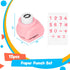 LOVEINUSA 15PCS Arithmetic Paper Punch Set, Paper Craft Punches Pink Hole Puncher with Mathematical Symbol for Preschool Education Math Class...