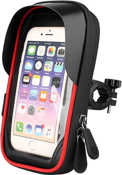 Bike/Bicycle Phone Holder Waterproof,Bike Accessories,Bike Handler Bag 360° Rotatable,Bike Phone Mount with Sensitive TPU Touch-Screen for Phones ...