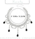 Navoky Rhinestone Choker Black Big Crystal Necklace Silver Neck Chain Tassel Party Jewelry for Women(A)...