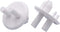 Supplying Demand 241993001 240350802 2 Pack Refrigerator Rear Crisper Drawer Shelf Cover Support Stud Replacement