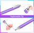 Universal Stylus Pens, Honiha High Precise Disc Stylus Pens for Touch Screens 4 in 1 Touch Screen Pen Capacitive Stylus Compatible with iPad, iPho...