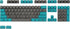 Happy Balls Keycaps Side/Front Print PBT Keycap Set OEM Profile Non-Backlit Thick Cherry MX Key Caps with Key Puller for 60%/87 TKL/104/108 MX Swi...