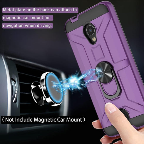 Jeylly for Coolpad Legacy SR Case, for Coolpad Legacy S Cover Heavy Duty Shockproof Dual Layer Hard PC Soft TPU, Protective Phone Case with Magnet...