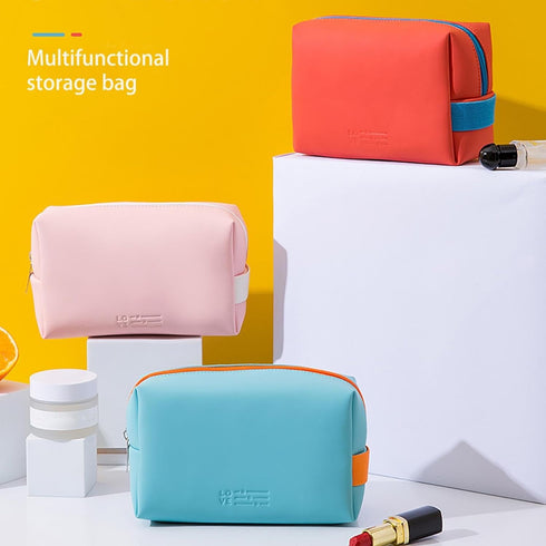 Makeup Bag Pouch Travel Cosmetic Bag, Travel Toiletry Bag Make Up Bags Organizer Cute Makeup Brushes Storage Bag Case Travel Essentials Toiletries...