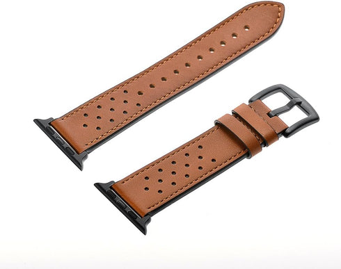 Mifa Leather Band Made for Apple Watch 10 42mm 9 8 7 41mm 6 SE 5 4 40mm 38mm iwatch Series 1 2 3 Nike Sports Replacement Strap Bands Dressy Classi...
