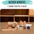 Kids Explorer Kit - Outdoor Pretend Play Kit for Kids - Montessori Outdoor Toys with Wooden Camera Toy, Magnifying Glass, Binoculars, Compass - Ca...