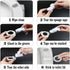 Toilet Lid Lifter, Toilet Seat Lifter Toilet Seat Handle Lifter Toilet Cover Lifter,Avoid Touching Toilet Cover Handle,2 PCS White....